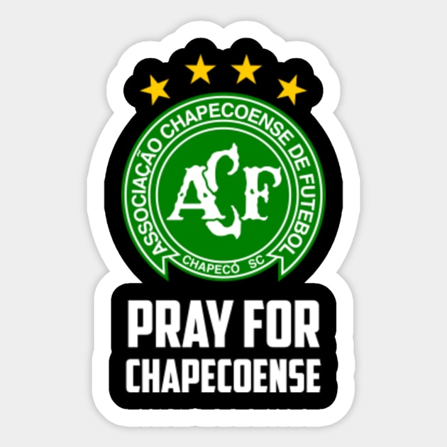 Pray for Chapecoense Sticker by aekaten